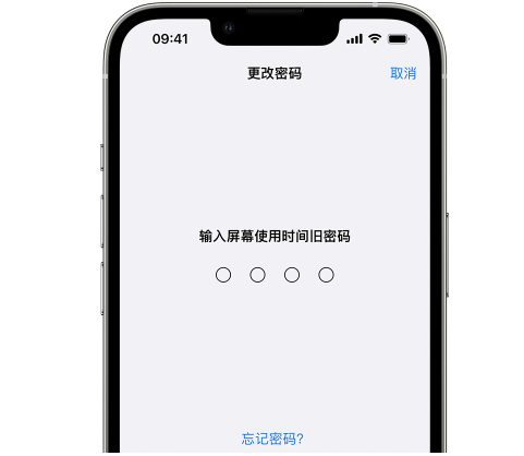 惠济iPhone屏幕维修分享iPhone屏幕使用时间密码忘记了怎么办 